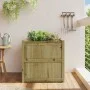 Impregnated pine wood planter 70x70x70 cm by , Pots and planters - Ref: Foro24-837438, Price: 107,67 €, Discount: %