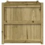 Pflanzgefäß aus imprägniertem Kiefernholz, 70 x 70 x 70 cm von , Töpfe und Pflanzgefäße - Ref: Foro24-837438, Preis: 107,67 €...