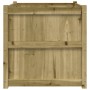 Pflanzgefäß aus imprägniertem Kiefernholz, 70 x 70 x 70 cm von , Töpfe und Pflanzgefäße - Ref: Foro24-837438, Preis: 115,03 €...