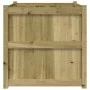 Pflanzgefäß aus imprägniertem Kiefernholz, 70 x 70 x 70 cm von , Töpfe und Pflanzgefäße - Ref: Foro24-837438, Preis: 107,67 €...