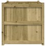 Pflanzgefäß aus imprägniertem Kiefernholz, 70 x 70 x 70 cm von , Töpfe und Pflanzgefäße - Ref: Foro24-837438, Preis: 115,03 €...