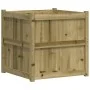 Pflanzgefäß aus imprägniertem Kiefernholz, 70 x 70 x 70 cm von , Töpfe und Pflanzgefäße - Ref: Foro24-837438, Preis: 107,67 €...
