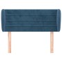 Dunkelblaues Samtkopfteil 93x23x78/88 cm von , Kopf- und Fußteile - Ref: Foro24-3117324, Preis: 55,19 €, Rabatt: %