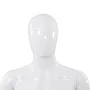 Complete male mannequin with glossy white glass base 185 cm by vidaXL, Mannequins - Ref: Foro24-142926, Price: 201,96 €, Disc...