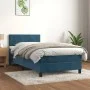 Boxspringbett mit dunkelblauer Samtmatratze 90x200 cm von , Betten und Lattenroste - Ref: Foro24-3141345, Preis: 296,98 €, Ra...