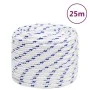 White polypropylene boat rope 16 mm 25 m by , Ropes and metal cords - Ref: Foro24-152307, Price: 28,28 €, Discount: %
