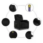 Schwarzer Massage-Liegestuhl aus Kunstleder von , Sessel - Ref: Foro24-372396, Preis: 217,10 €, Rabatt: %