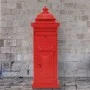 Buzón de columna de aluminio estilo vintage inoxidable rojo de vidaXL, Buzones de correo - Ref: Foro24-43891, Precio: 383,01 ...