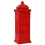Red Stainless Vintage Style Aluminum Column Mailbox by vidaXL, mailboxes - Ref: Foro24-43891, Price: 403,23 €, Discount: %