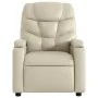 Cremefarbener Massagesessel aus Kunstleder von , Sessel - Ref: Foro24-372473, Preis: 239,45 €, Rabatt: %