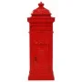 Red Stainless Vintage Style Aluminum Column Mailbox by vidaXL, mailboxes - Ref: Foro24-43891, Price: 374,13 €, Discount: %