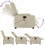 Cremefarbener Massagesessel aus Kunstleder von , Sessel - Ref: Foro24-372473, Preis: 238,14 €, Rabatt: %