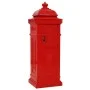 Red Stainless Vintage Style Aluminum Column Mailbox by vidaXL, mailboxes - Ref: Foro24-43891, Price: 374,13 €, Discount: %