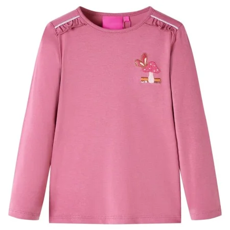 Children's long-sleeved t-shirt in raspberry color 140 by , Kids T-shirts - Ref: Foro24-14248, Price: 8,32 €, Discount: %