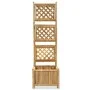 Jardinera de jardín con enrejado bambú 40 cm de vidaXL, Maceteros y jardineras - Ref: Foro24-43713, Precio: 49,99 €, Descuent...