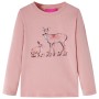 Camiseta infantil de manga larga rosa 128 de , Camisetas para niños - Ref: Foro24-14392, Precio: 9,90 €, Descuento: %