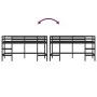 Cama alta de niños escalera madera maciza pino negra 90x200 cm de , Camas y somieres - Ref: Foro24-835900, Precio: 180,31 €, ...