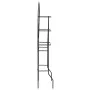 Black toilet shelf 60x33x174 cm by vidaXL, Towel racks - Ref: Foro24-246722, Price: 40,91 €, Discount: %
