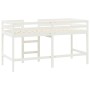 Kinderhochbett mit weißer Massivholzleiter 90x200 cm von , Betten und Lattenroste - Ref: Foro24-835893, Preis: 182,99 €, Raba...