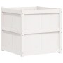 Pflanzgefäß aus massivem Weißkiefernholz, 70 x 70 x 70 cm von , Töpfe und Pflanzgefäße - Ref: Foro24-837435, Preis: 99,37 €, ...