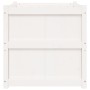 Pflanzgefäß aus massivem Weißkiefernholz, 70 x 70 x 70 cm von , Töpfe und Pflanzgefäße - Ref: Foro24-837435, Preis: 99,37 €, ...