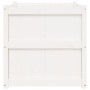 Pflanzgefäß aus massivem Weißkiefernholz, 70 x 70 x 70 cm von , Töpfe und Pflanzgefäße - Ref: Foro24-837435, Preis: 99,37 €, ...