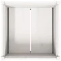 Pflanzgefäß aus massivem Weißkiefernholz, 70 x 70 x 70 cm von , Töpfe und Pflanzgefäße - Ref: Foro24-837435, Preis: 98,43 €, ...
