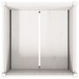 Pflanzgefäß aus massivem Weißkiefernholz, 70 x 70 x 70 cm von , Töpfe und Pflanzgefäße - Ref: Foro24-837435, Preis: 99,37 €, ...