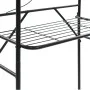 Black toilet shelf 60x33x174 cm by vidaXL, Towel racks - Ref: Foro24-246722, Price: 40,91 €, Discount: %