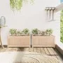 Pflanzgefäße für den Außenbereich, 2 Einheiten, aus massivem Kiefernholz von , Töpfe und Pflanzgefäße - Ref: Foro24-837440, P...