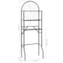 Black toilet shelf 60x33x174 cm by vidaXL, Towel racks - Ref: Foro24-246722, Price: 40,91 €, Discount: %