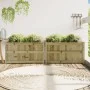 Jardineras de exterior 2 unidades madera impregnada de pino de , Maceteros y jardineras - Ref: Foro24-837468, Precio: 152,93 ...