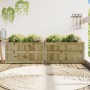 Outdoor planters 2 units impregnated pine wood by , Pots and planters - Ref: Foro24-837468, Price: 158,15 €, Discount: %