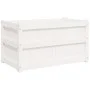 Pflanzgefäß aus massivem Weißkiefernholz, 90 x 50 x 50 cm von , Töpfe und Pflanzgefäße - Ref: Foro24-837461, Preis: 74,22 €, ...