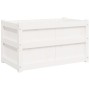 Pflanzgefäß aus massivem Weißkiefernholz, 90 x 50 x 50 cm von , Töpfe und Pflanzgefäße - Ref: Foro24-837461, Preis: 74,72 €, ...