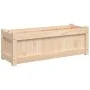 Pflanzgefäß aus massivem Kiefernholz, 90 x 31 x 31 cm von , Töpfe und Pflanzgefäße - Ref: Foro24-837449, Preis: 44,81 €, Raba...