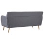 3-Sitzer-Sofa, gepolstert mit hellgrauem Stoff, 172 x 70 x 82 cm von , Sofas - Ref: Foro24-247129, Preis: 371,82 €, Rabatt: %