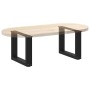 Patas para mesa de centro en forma de U (2 unidades), color negro, 30 x (30-31) cm, acero en Patas para mesas | Comprar online e