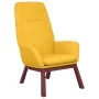 Sillón de relax de tela amarillo mostaza by , Armchairs - Ref: Foro24-341390, Price: 117,89 €, Discount: %