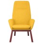 Sillón de relax de tela amarillo mostaza de , Sillones - Ref: Foro24-341390, Precio: 120,42 €