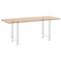 Patas para mesa de comedor blancas (2 unidades, 50 x 72-73 cm
