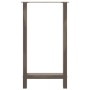 Patas para mesa de bar de acero natural (2 unidades, 50 x 90-91