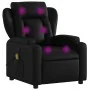 Reclining massage armchair in black synthetic leather by , Armchairs - Ref: Foro24-372434, Price: 261,90 €, Discount: %