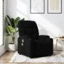 Sillón reclinable de masaje de tela negro de , Sillones - Ref: Foro24-372455, Precio: 206,43 €, Descuento: %