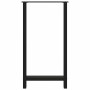 Patas para mesa de bar negras (2 unidades, 60 x 110-111 cm