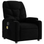 Black fabric massage recliner by , Armchairs - Ref: Foro24-372455, Price: 206,92 €, Discount: %