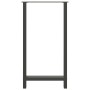 Patas para mesa de bar antracita (2 unidades, 60 x 110-111 cm