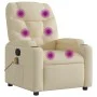 Verstellbarer Massagesessel aus cremefarbenem Stoff von , Sessel - Ref: Foro24-372462, Preis: 237,78 €, Rabatt: %