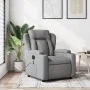 Sillón reclinable de masaje de tela gris claro de , Sillones - Ref: Foro24-372415, Precio: 256,63 €, Descuento: %
