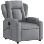 Sillón reclinable de masaje de tela gris claro de , Sillones - Ref: Foro24-372415, Precio: 256,63 €, Descuento: %